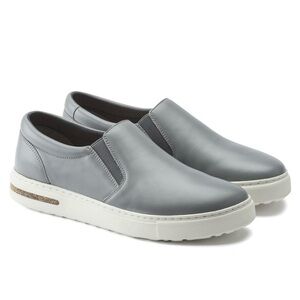 NEW BIRKENSTOCK Oswego Gray Leather, Size 7 - 7.5 / 38